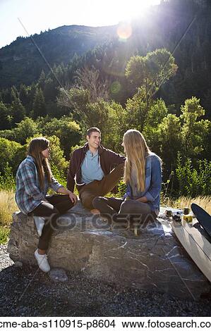 Picture - Long boarders. Fotosearch
