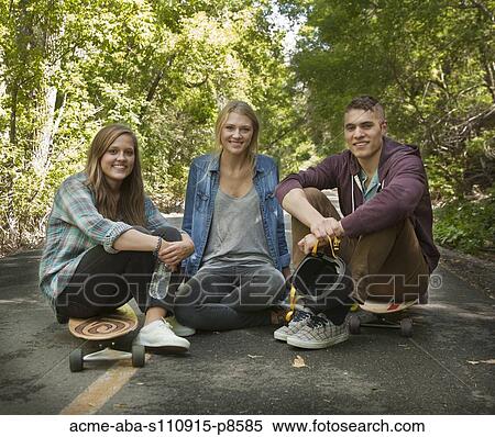 Long boarders View Large Photo Image Stock Photography - Long boarders. Fotosearch