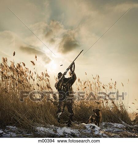 man and his dog duck hunting View Large Photo Image Picture - man and his dog duck hunting. Fotosearch
