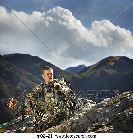man hunting in the wilderness View Large Photo Image Stock Image - man hunting in the wilderness. Fotosearch