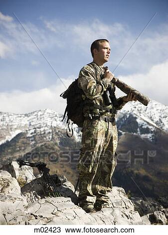 man hunting in the wilderness View Large Photo Image Stock Image - man hunting in the wilderness. Fotosearch
