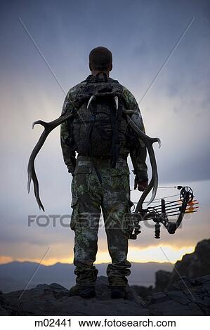 man hunting in the wilderness View Large Photo Image Stock Image - man hunting in the wilderness. Fotosearch