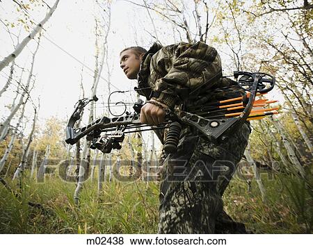 man hunting in the wilderness View Large Photo Image Stock Photo - man hunting in the wilderness. Fotosearch