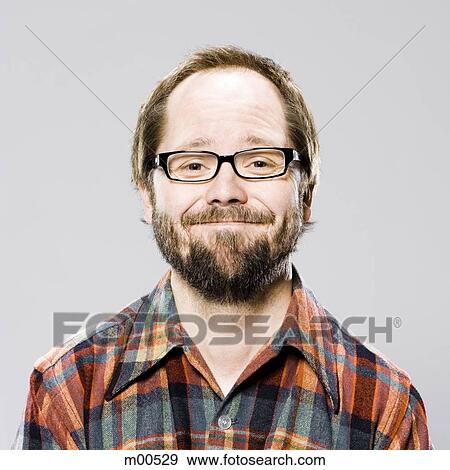 man in a plaid shirt View Large Photo Image Stock Photo - man in a plaid shirt. Fotosearch