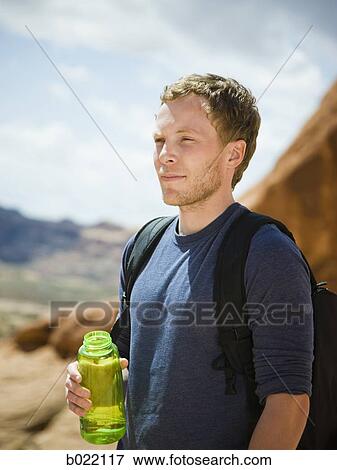 man in the desert View Large Photo Image Stock Photo - man in the desert. Fotosearch