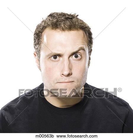 man making an angry face View Large Photo Image Stock Image - man making an angry face. Fotosearch
