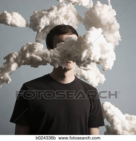 man standing in a cloud of smoke View Large Photo Image Stock Image - man standing in a cloud of smoke. Fotosearch