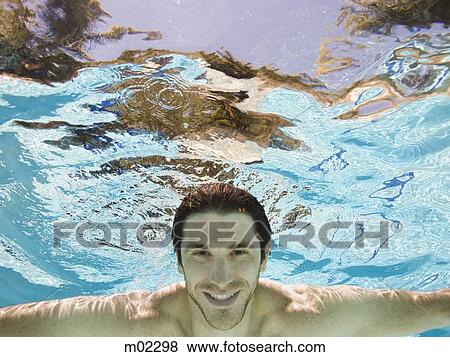 man underwater View Large Photo Image Stock Photo - man underwater. Fotosearch