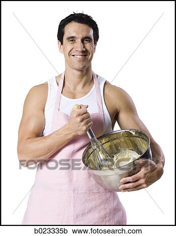 man with a mixing bowl View Large Photo Image Stock Image - man with a mixing bowl. Fotosearch