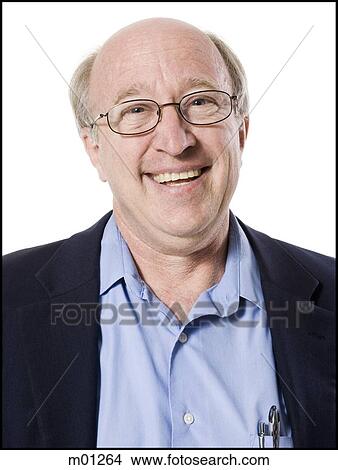 Picture - man with glasses. Fotosearch