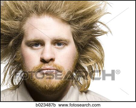 man with wild hair View Large Photo Image Stock Image - man with wild hair. Fotosearch