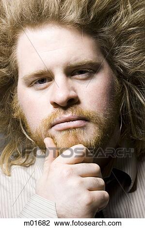 man with wild hair View Large Photo Image Stock Image - man with wild hair. Fotosearch