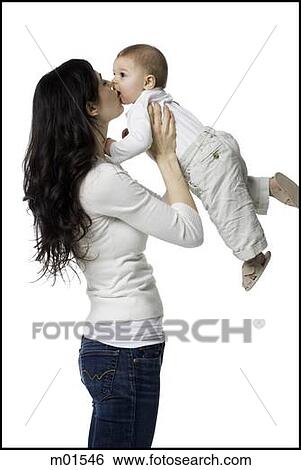 Stock Photograph - mother and baby. Fotosearch