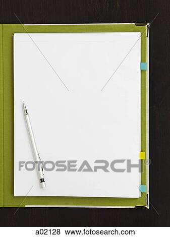Pencil and blank paper on file View Large Photo Image Stock Photo - Pencil and blank paper on file. Fotosearch