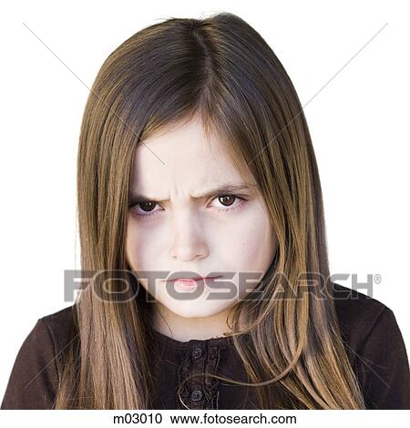 Portrait of angry girl (8-9), studio shot View Large Photo Image Stock Image - Portrait of angry girl (8-9), studio shot. Fotosearch