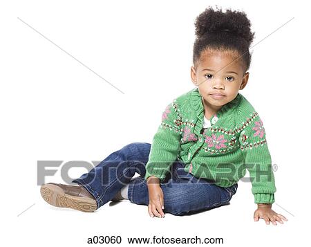 Portrait of girl (18-23 months) on white background View Large Photo Image Stock Image - Portrait of girl (18-23 months) on white background. Fotosearch