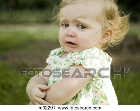 sad little girl View Large Photo Image Stock Image - sad little girl. Fotosearch