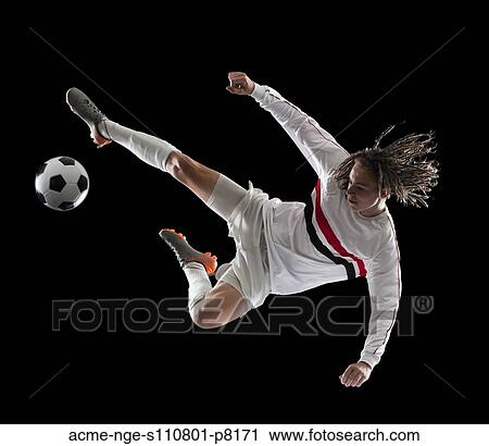 Stock Image - Soccer player.. Fotosearch