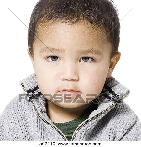 Studio portrait of baby boy (18-23 months) View Large Photo Image Stock Image - Studio portrait of baby boy (18-23 months). Fotosearch