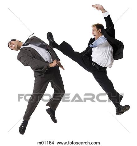 two businessmen fighting View Large Photo Image Picture - two businessmen fighting. Fotosearch