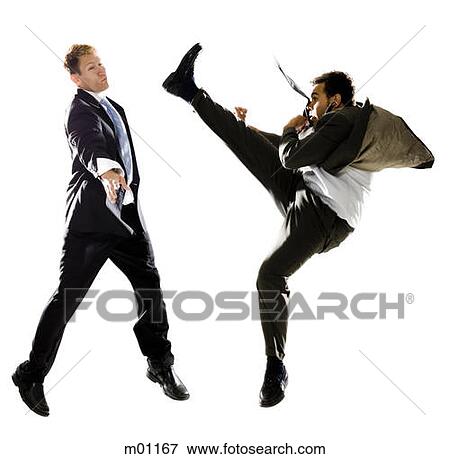 two businessmen fighting View Large Photo Image Stock Photo - two businessmen fighting. Fotosearch