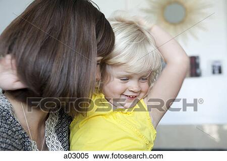 Stock Photography - USA, California, San Francisco, mother with girl (2-3). Fotosearch