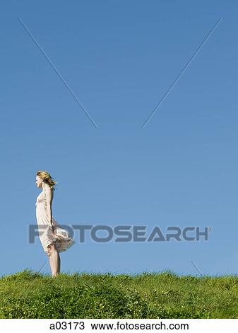 USA, California, San Francisco, young woman looking at view View Large Photo Image Stock Image - USA, California, San Francisco, young woman looking at view. Fotosearch