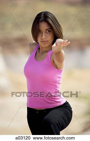USA, Utah, Lake Powell, young woman exercising View Large Photo Image Stock Image - USA, Utah, Lake Powell, young woman exercising. Fotosearch