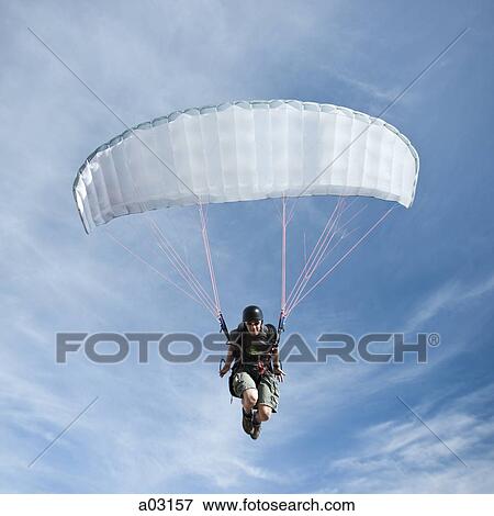 USA, Utah, Lehi, low angle view of mature paraglider View Large Photo Image Stock Photo - USA, Utah, Lehi, low angle view of mature paraglider. Fotosearch