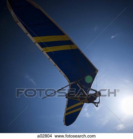 USA, Utah, Lehi, man hang-gliding View Large Photo Image Picture - USA, Utah, Lehi, man hang-gliding. Fotosearch