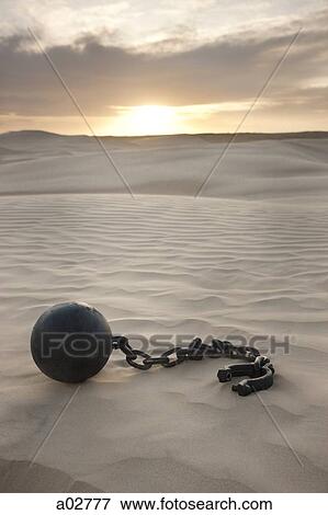 USA, Utah, Little Sahara, ball in chain on desert View Large Photo Image Stock Photo - USA, Utah, Little Sahara, ball in chain on desert. Fotosearch