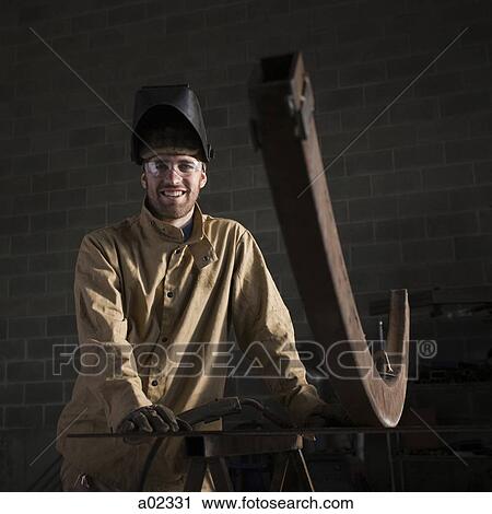 USA, Utah, Orem, portrait of male welder in workshop View Large Photo Image Stock Image - USA, Utah, Orem, portrait of male welder in workshop. Fotosearch