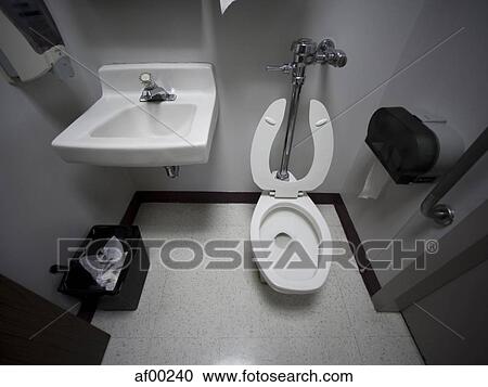 Stock Image - USA, Utah, Payson, Hospital toilet. Fotosearch