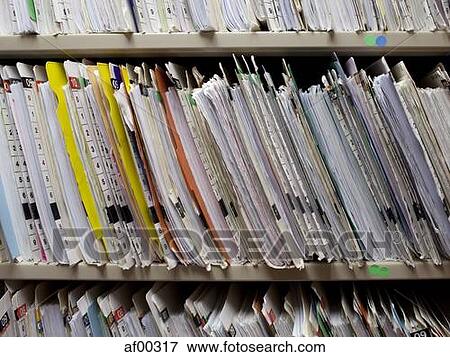 USA, Utah, Payson, Medical records on shelf View Large Photo Image Stock Photo - USA, Utah, Payson, Medical records on shelf. Fotosearch