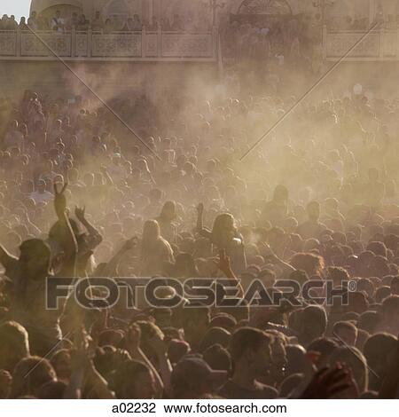 USA, Utah, Spanish Fork, Crowd at Hindu Festival of Colors View Large Photo Image Stock Image - USA, Utah, Spanish Fork, Crowd at Hindu Festival of Colors. Fotosearch