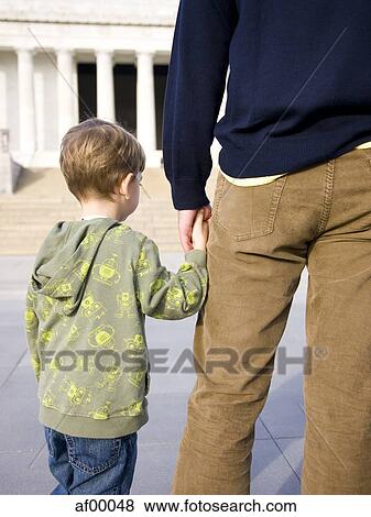 USA, Washington DC, Lincoln Memorial, Father and son, rear view View Large Photo Image Stock Photo - USA, Washington DC, Lincoln Memorial, Father and son, rear view. Fotosearch