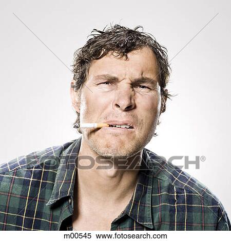 White trash man smoking View Large Photo Image Stock Photography - White trash man smoking. Fotosearch