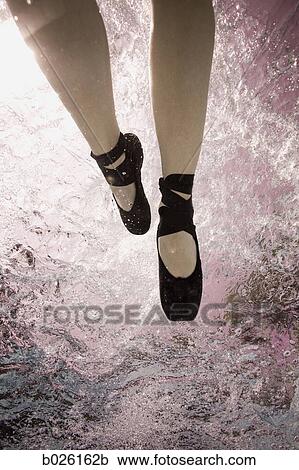 woman in a pool with ballet shoes on View Large Photo Image Stock Image - woman in a pool with ballet shoes on. Fotosearch