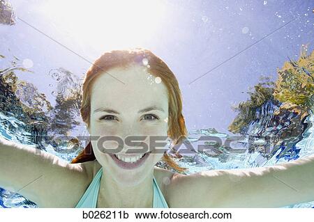 woman underwater View Large Photo Image Stock Image - woman underwater. Fotosearch