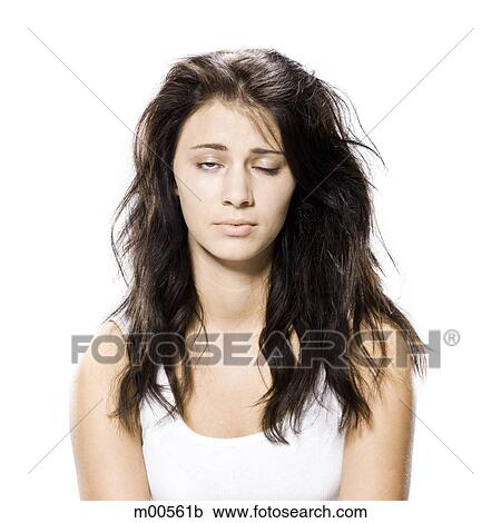 woman who just woke up View Large Photo Image Stock Image - woman who just woke up. Fotosearch