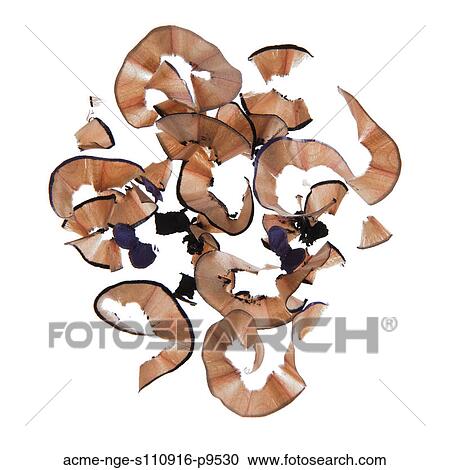 Chips left over sharpening pencil on white background forming abstract pattern View Large Photo Image Stock Image - Chips left over sharpening pencil on white background forming abstract pattern. Fotosearch