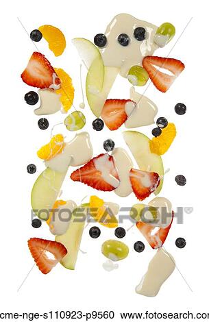 Fruit salad on white background View Large Photo Image Stock Image - Fruit salad on white background. Fotosearch
