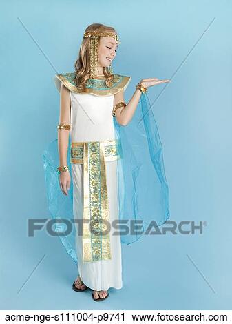 Girl (10-11) in Cleopatra costume for Halloween View Large Photo Image Stock Image - Girl (10-11) in Cleopatra costume for Halloween. Fotosearch