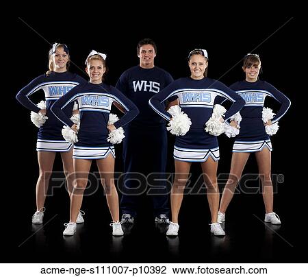 Teenage cheerleader (16-17) group and teenage sportsman (16-17) View Large Photo Image Stock Image - Teenage cheerleader (16-17) group and teenage sportsman (16-17) . Fotosearch
