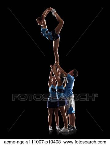 Teenage cheerleader (16-17) group and teenage sportsman (16-17) View Large Photo Image Stock Photo - Teenage cheerleader (16-17) group and teenage sportsman (16-17) . Fotosearch
