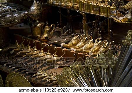 Turkey, Grand Baazar, Close up of oil lamps View Large Photo Image Stock Photo - Turkey, Grand Baazar, Close up of oil lamps. Fotosearch