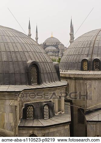 Turkey, Hagia Sophia Mosque View Large Photo Image Stock Photo - Turkey, Hagia Sophia Mosque. Fotosearch