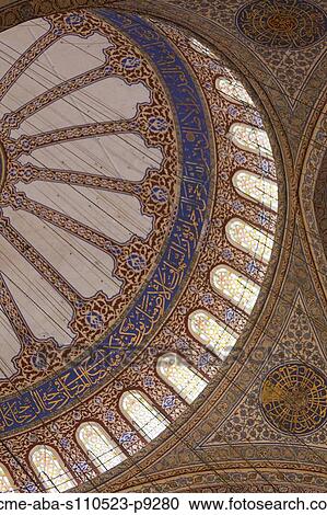 Turkey, Istanbul, Blue Mosque interior View Large Photo Image Stock Image - Turkey, Istanbul, Blue Mosque interior. Fotosearch