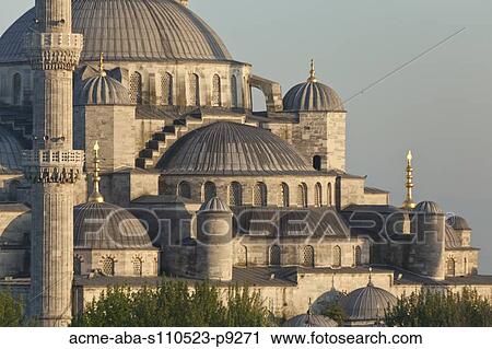 Turkey, Istanbul, Blue Mosque View Large Photo Image Stock Image - Turkey, Istanbul, Blue Mosque. Fotosearch