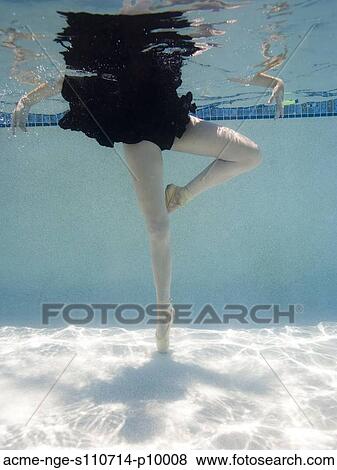 USA, Utah, Orem, Female ballet dancer under water View Large Photo Image Stock Photo - USA, Utah, Orem, Female ballet dancer under water. Fotosearch